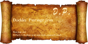 Dudás Peregrina névjegykártya